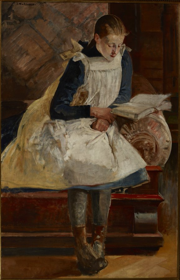 Portret Julii, córki artysty, ok. 1902 olej na płótnie Muzeum Narodowe w Krakowie