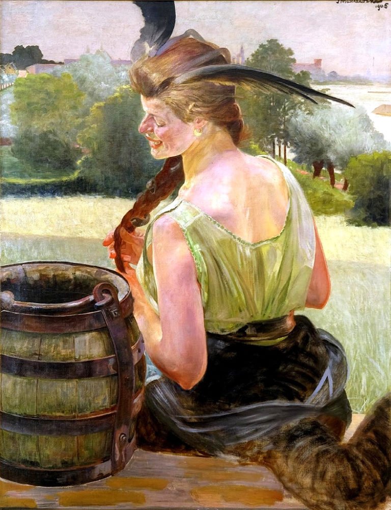 Zatruta studnia z chimerą, 1905 olej na płótnie Muzeum im. Jacka Malczewskiego w Radomiu